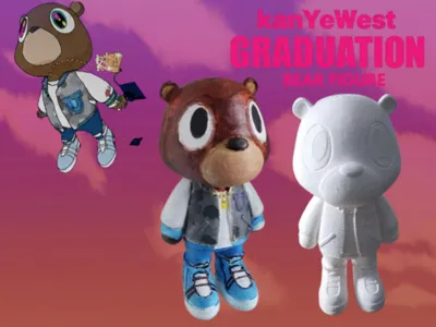 Kanye West Graduation Bear Figure