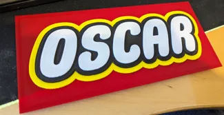 Brick L.E.G.O Style Sign - OSCAR and Other Names