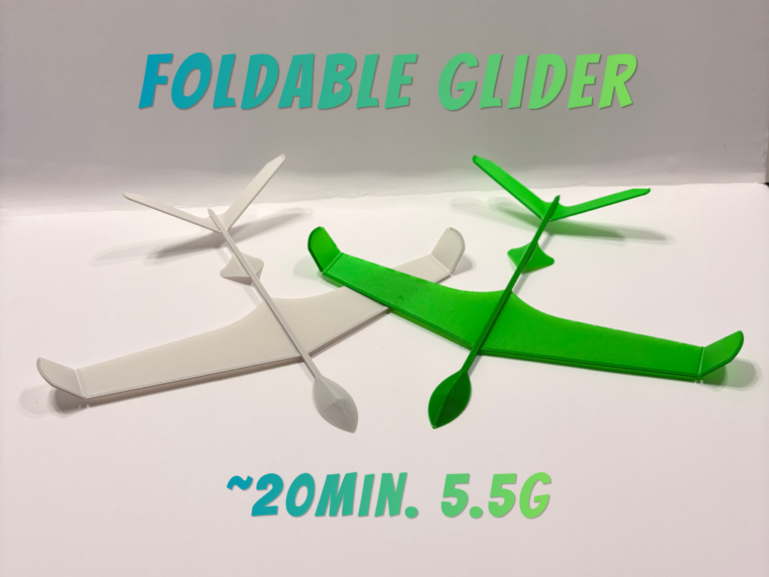 Long Range Foldable Lightweight Glider 