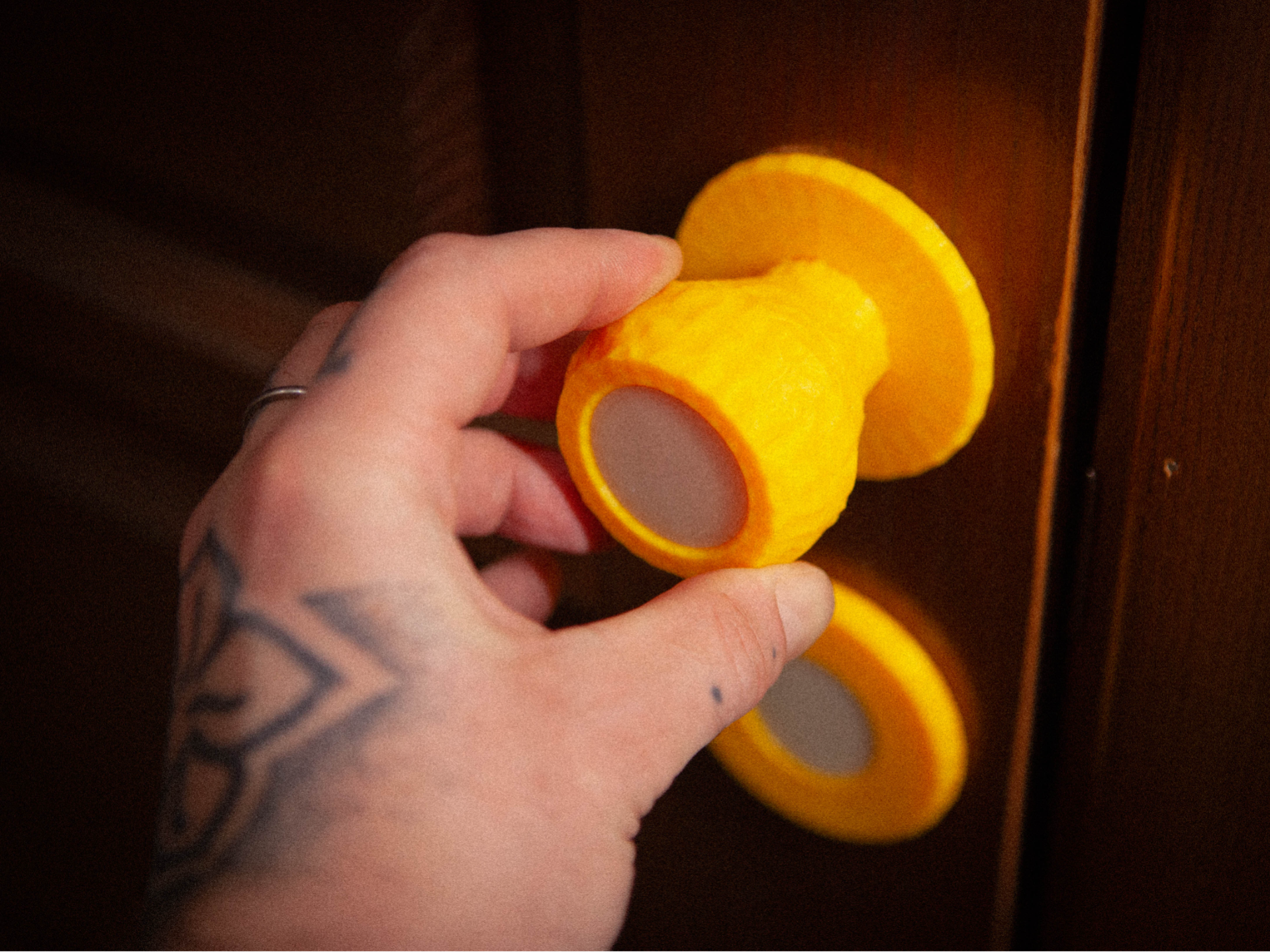 Textured Door Knob Ø55 mm for M6 Bolt & Nut
