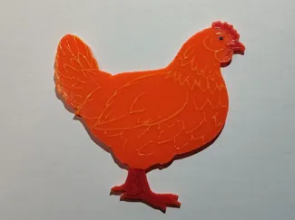 Decorative hen