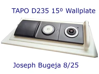 Tapo D235 door bell wall plate with 15 degree tilt
