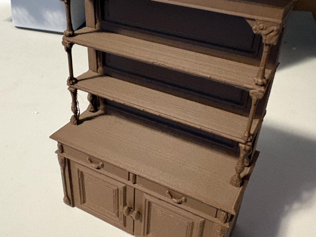 Victorian Hutch - Mini for dollhouse