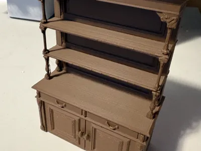 Victorian Hutch - Mini for dollhouse