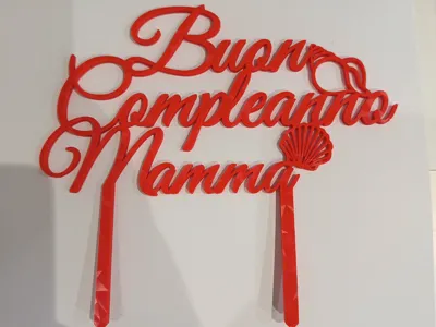 cake topper mamma