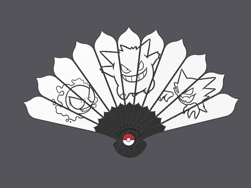 Eventail Gengar Pokemon