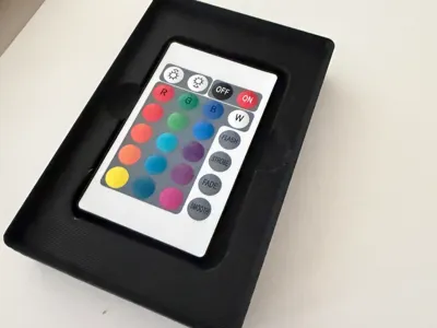 LED remote holder gridfinity