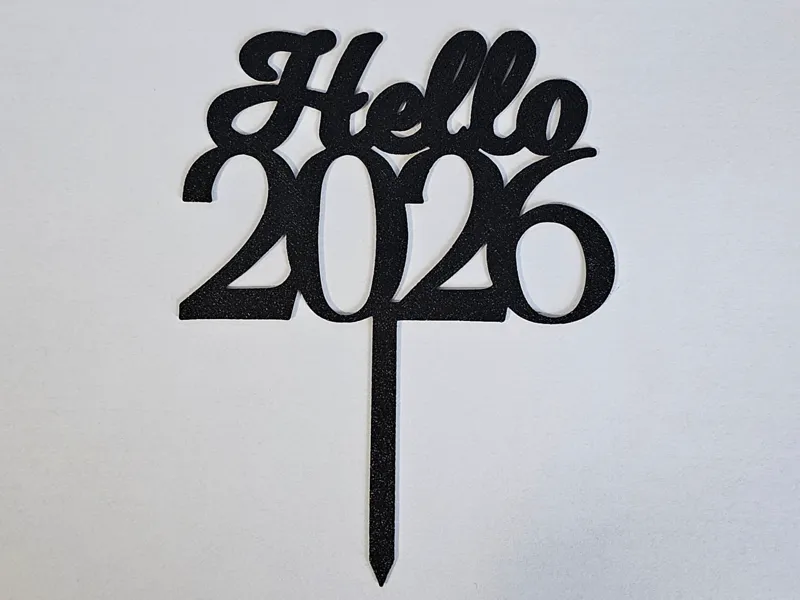 2026 Cake Topper