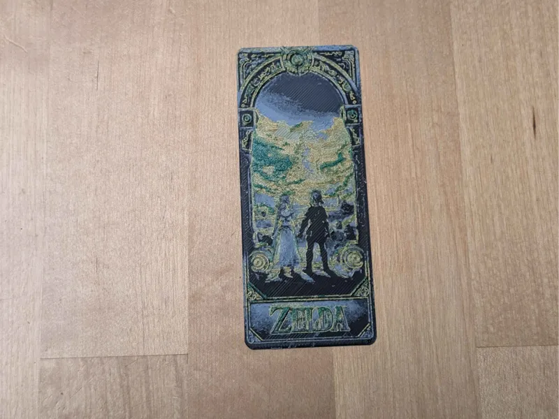 Marque page zelda style hueforge
