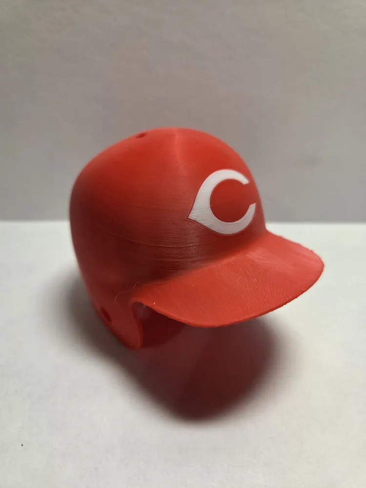 Cincinnati Reds Batting Helmet - Miniature Replica - Free 3D Print ...