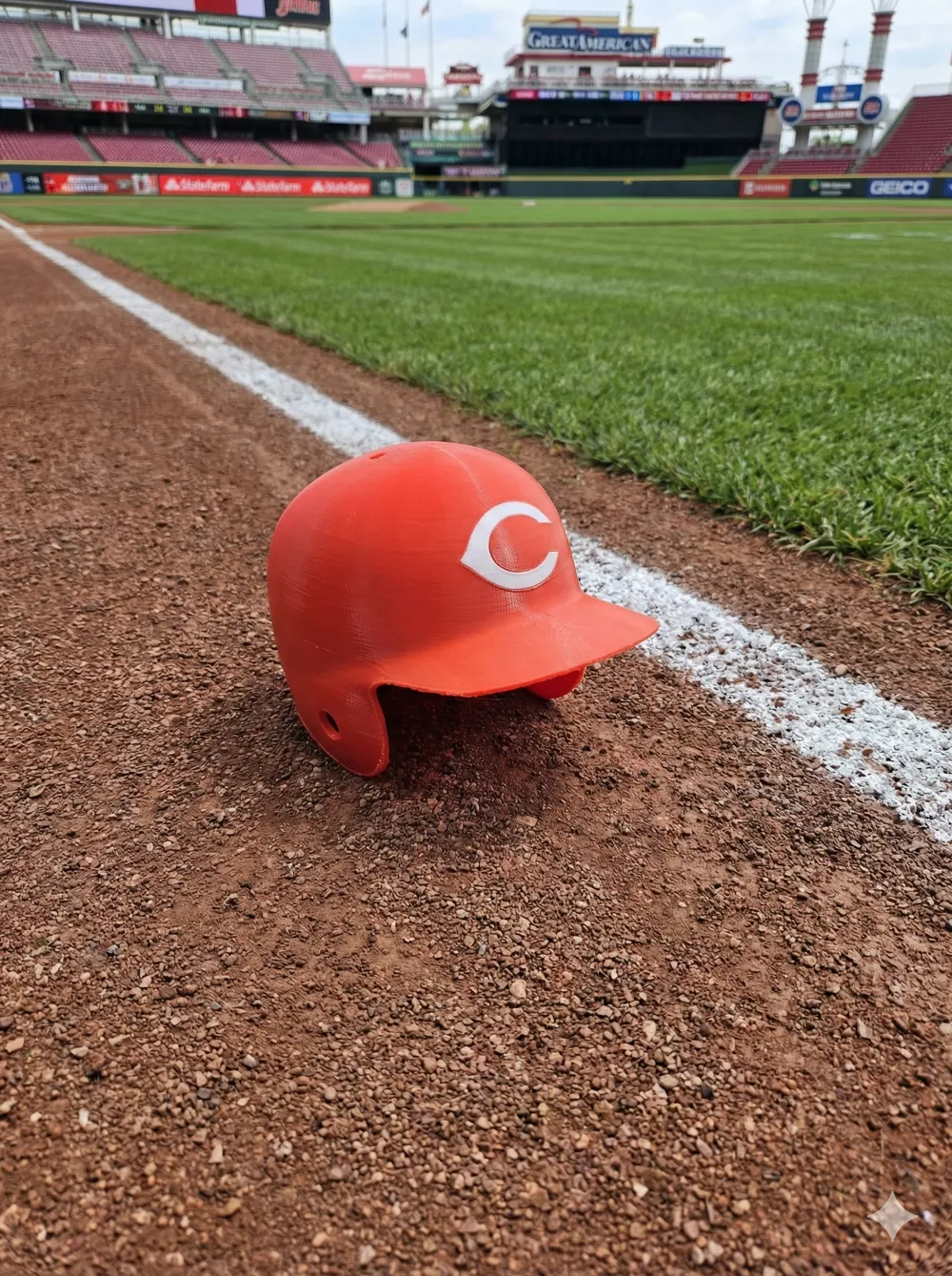 Cincinnati Reds Batting Helmet - Miniature Replica - Free 3D Print ...