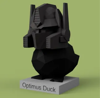 PolyQuacks Optimus Duck
