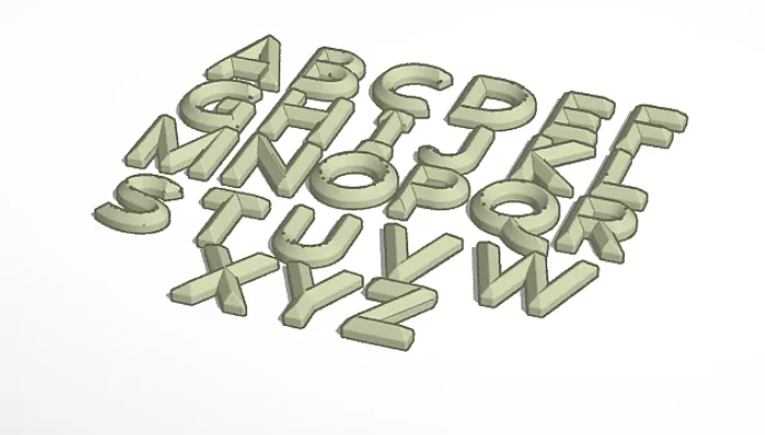 Model Car Letters Letters antique car registration by tr3dcreations MakerWorld: Download ...