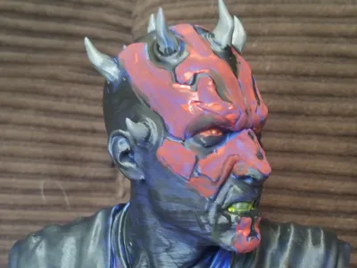 lord maul bust (printable)