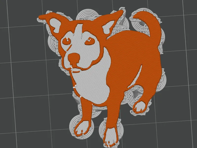Corgi croc charm