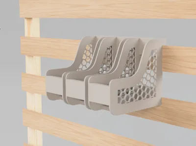 Adhesive Roller Holder for French Cleat System