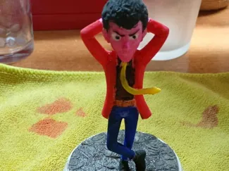 Statuina Lupin 3 personalizzabile con nome