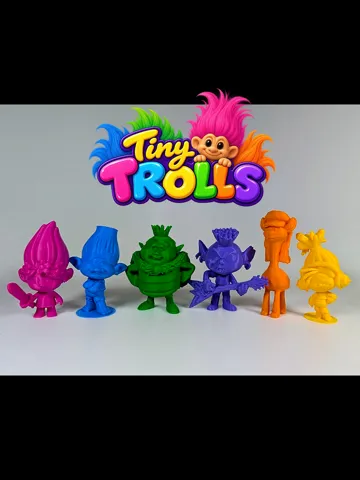 Modelo para impresión 3D: Tiny Trolls — vista de referencia 2