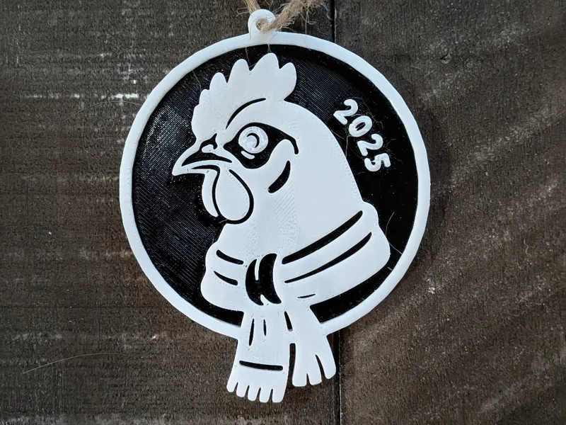 Chicken Ornament 2025