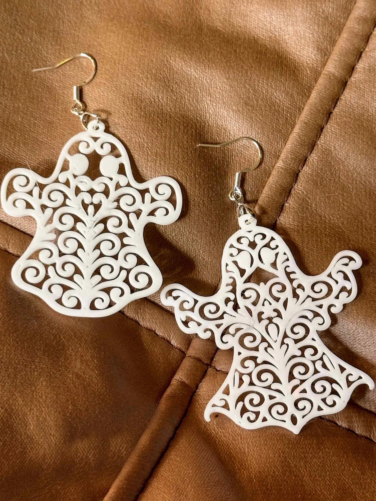 Ghost Earrings Filagree view 2