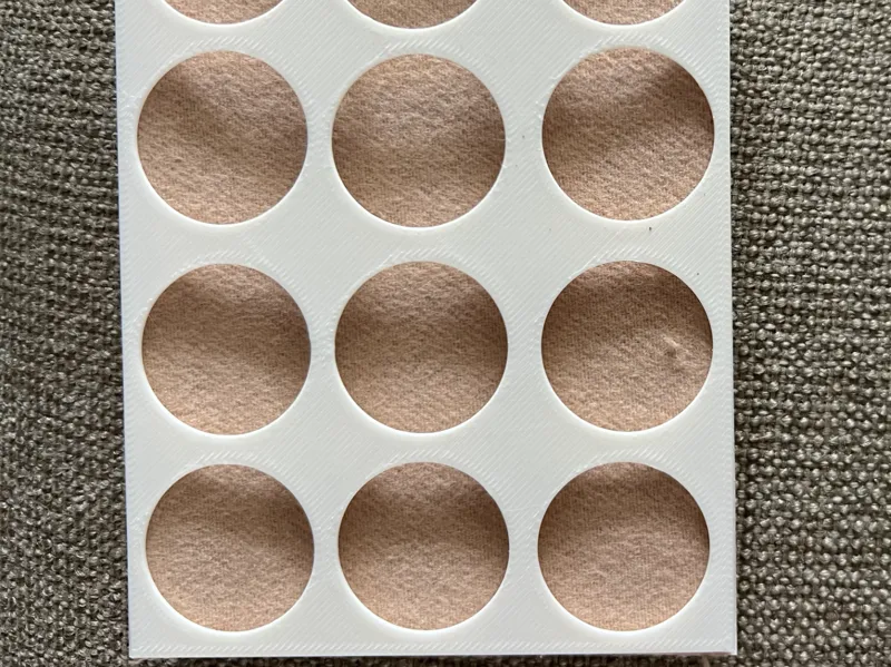 Moleskin Circle Tracer for Runner Nipple Guards