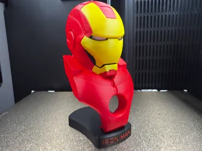 Iron Man Improved base/printability - multi-color 