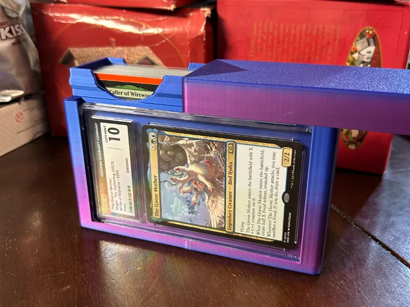 Commander Deck Box for Graded Card Display