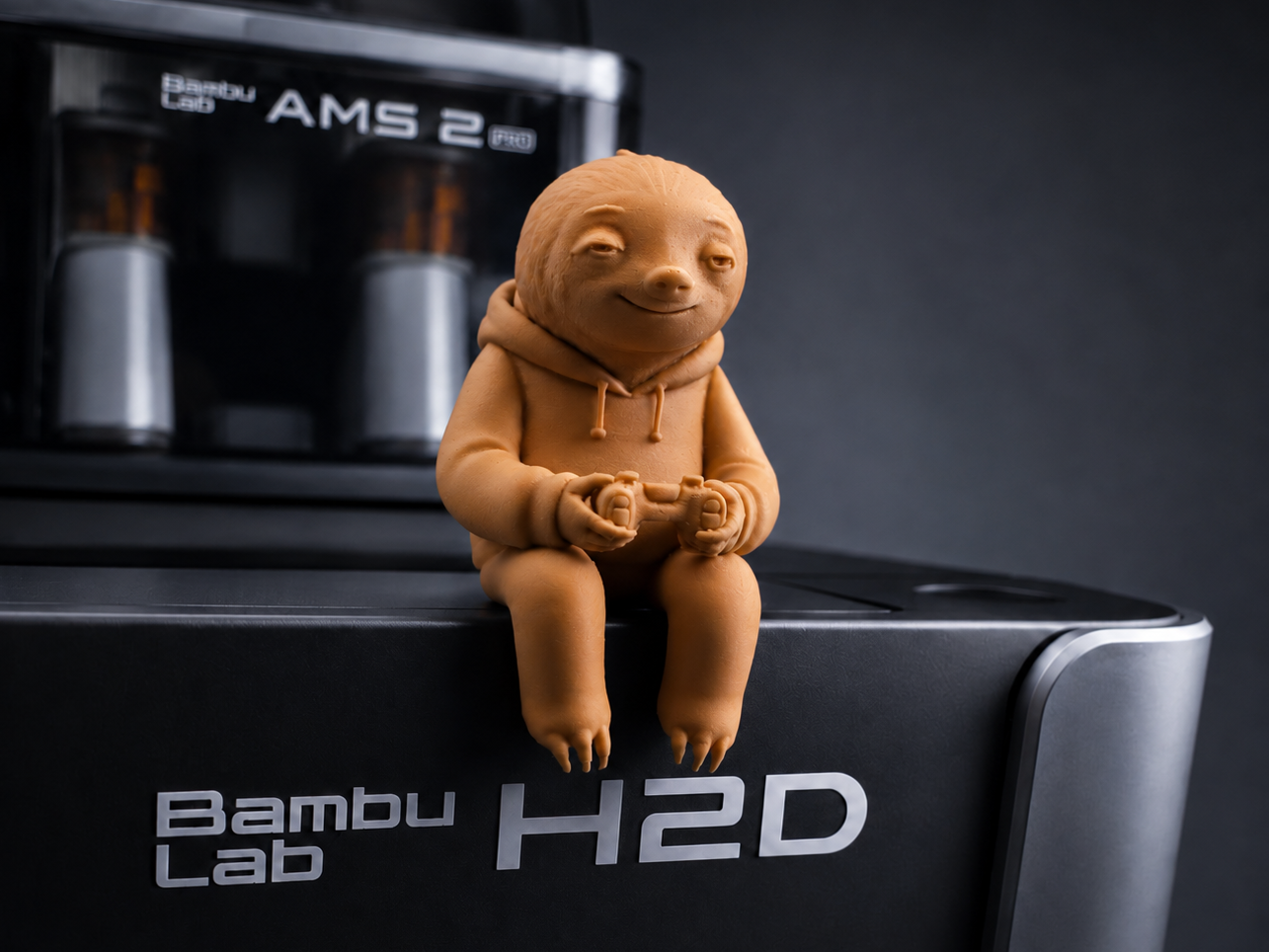 Hoodie Sloth Desk Gamer