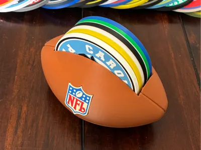 NFL Football Stand for 6 Coasters