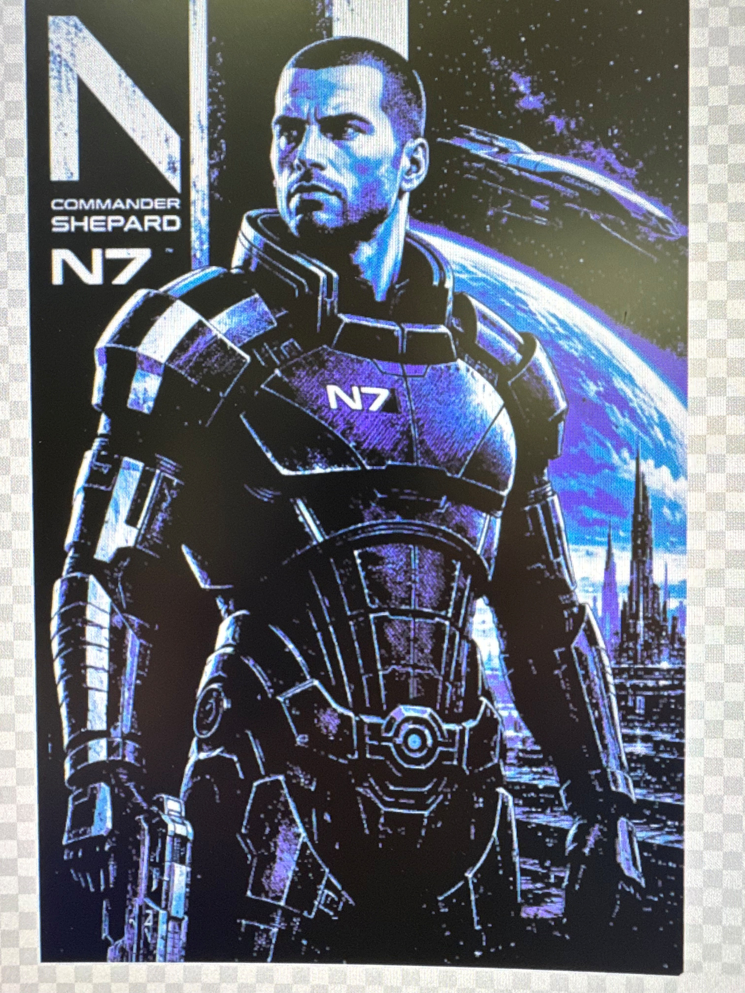 Miniatura 5 do modelo 3D Commander Shepard