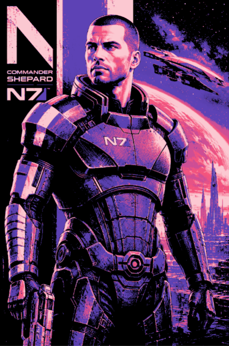 Miniatura 6 do modelo 3D Commander Shepard