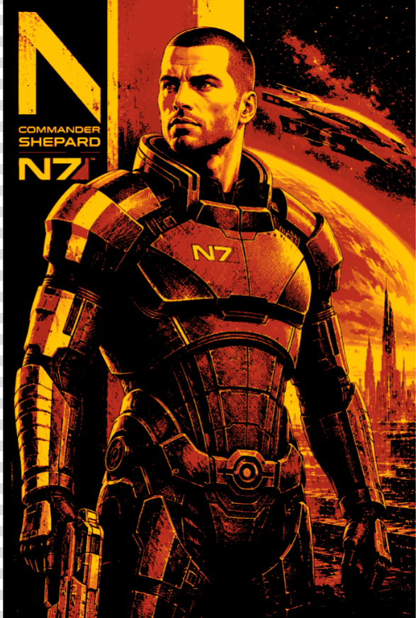Miniatura 7 do modelo 3D Commander Shepard