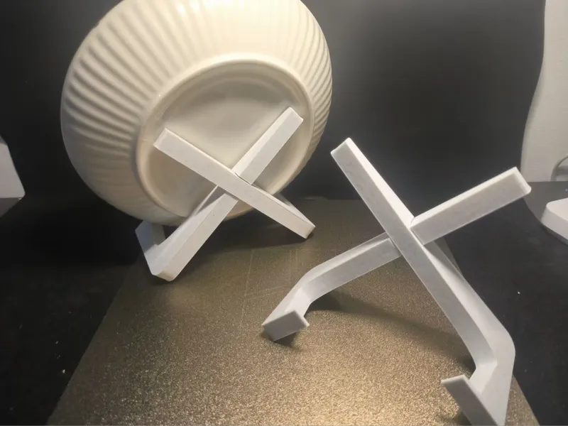 简约餐碟支架 - 无支撑打印