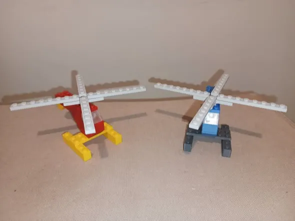 Brick Helicopter kit from 1989