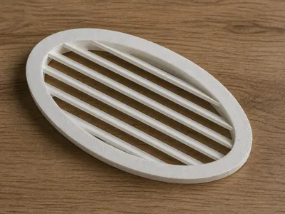 oval ventilation grille