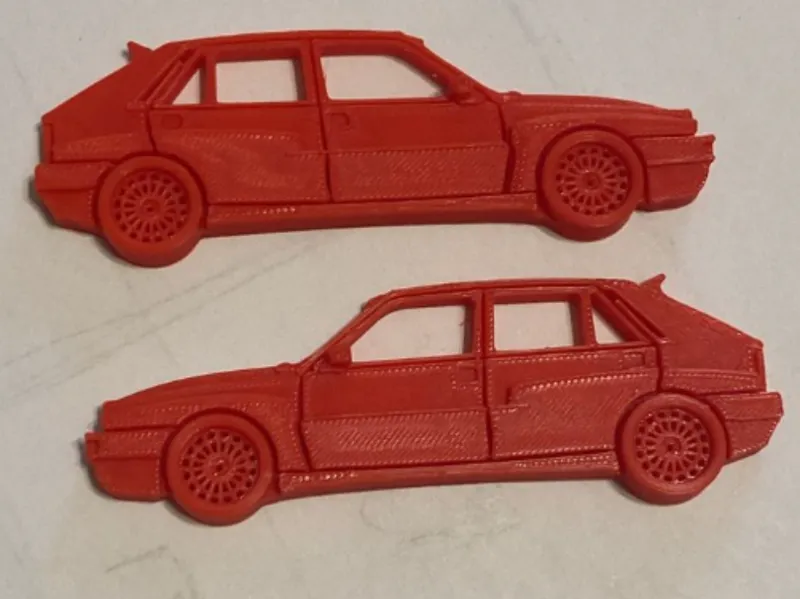 KEYCHAIN LANCIA DELTA INTEGRALE SX E DX