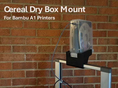 A1 Filament Dry Box Mount (Cereal Box)