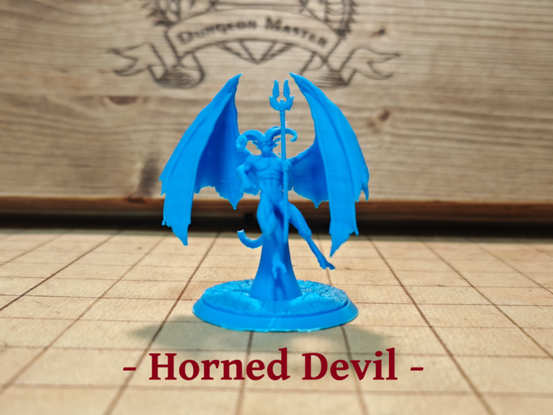 DnD Horned Devil - D&D Monster Manual - Day 56