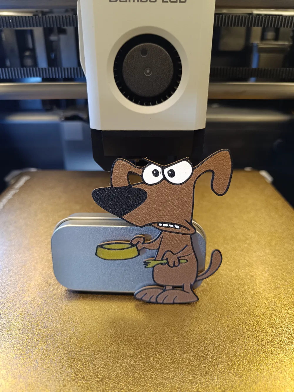 Hungry Dog Fridge Magnet by ZiRo3D - MakerWorld