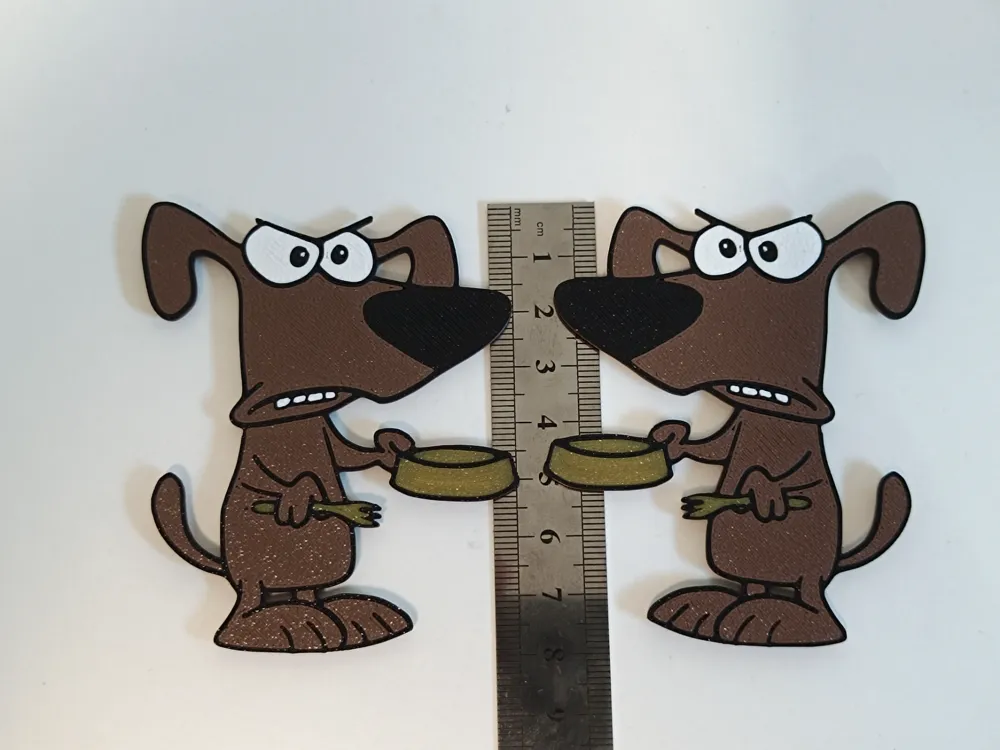 Hungry Dog Fridge Magnet by ZiRo3D - MakerWorld