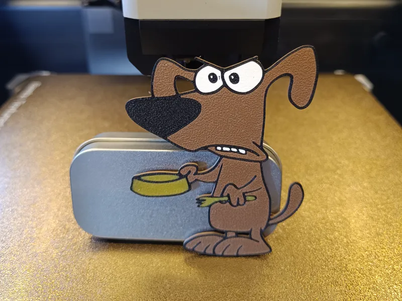 Hungry Dog Fridge Magnet