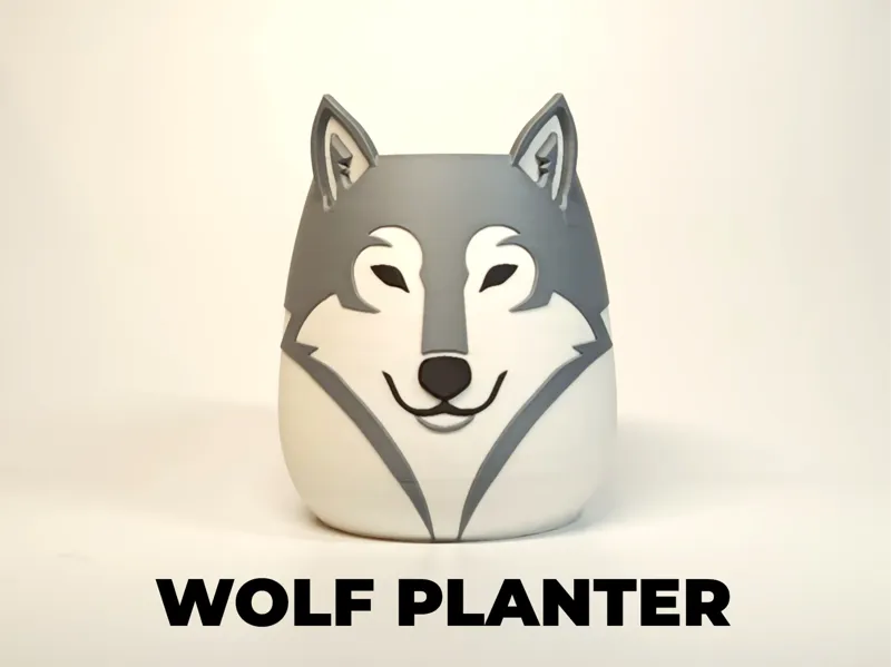 Wolf Planter