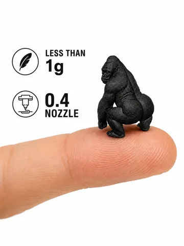 Accesorio para boquillas: World's Smallest Twerking Gorilla - 0.4 Nozzle — vista de referencia 2