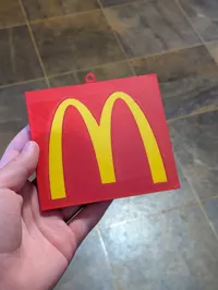Mc Donalds key chain