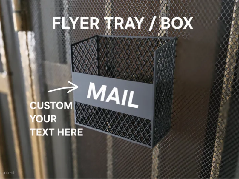 Flyer / Brochures mesh tray box 