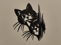 Chaton - décoration murale — photo 2