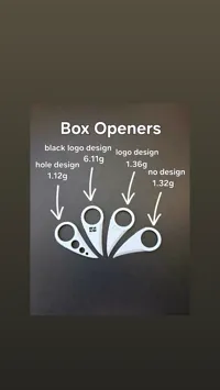 All four box opener designs-with ironing
