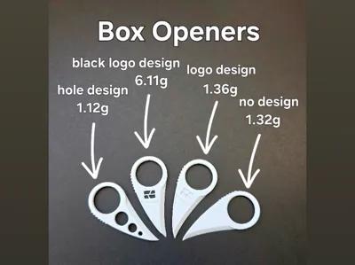 EDC Box Openers-4 Different Designs