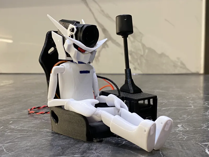Cool looking Gundam style DJI O3 Gimbal 