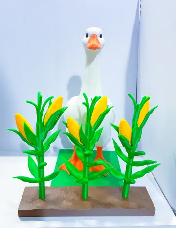 Modelo para impresión 3D: It's Corn! Desk Goose Gear — vista de referencia 4